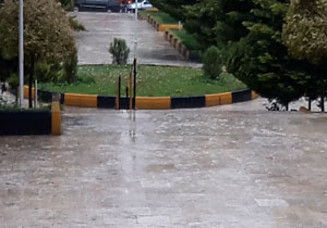 باران و تگرگ در آسمان بهاری پایتخت + فیلم
