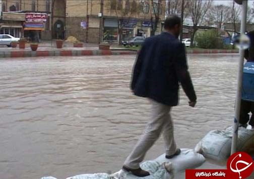 آبگرفتگی معابر در نورآباد