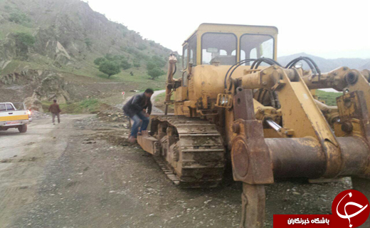 تعطیلی مدارس خرم آباد به علت آبگرفتگی معابر + تصاویر