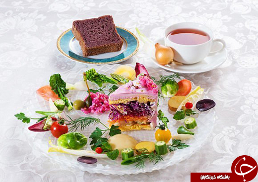 تولید کیک&zwnj;های سبزیجات برای افراد چاغ
