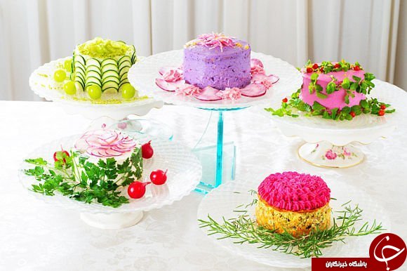 تولید کیک&zwnj;های سبزیجات برای افراد چاق