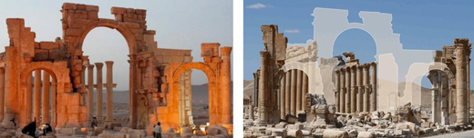 چنگال داعش در قلب تاریخ + تصاویر