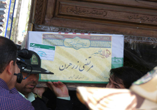 شهروندخبرنگار ؛مراسم استقبال از شهید مدافع حرم در شهرستان شیروان +تصاویر