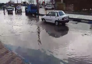 باز باران با خیابان‌های آب گرفته! + فیلم