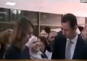 شرکت بشار اسد در انتخابات مجلس سوریه + فیلم