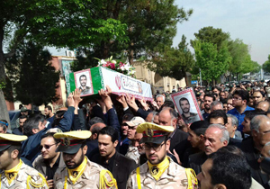 تشییع پيكر جانباز شهيد سعيد دشتی
