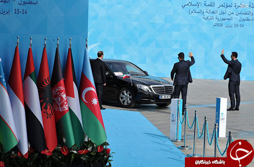 خودروی روحانی در استانبول+تصاویر