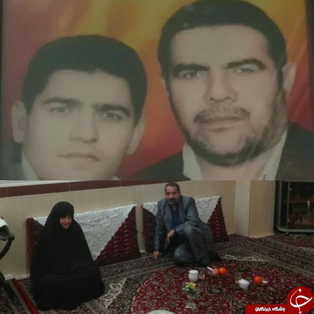 پدری که اسلحه فرزند شهیدش را زمین نگذاشت