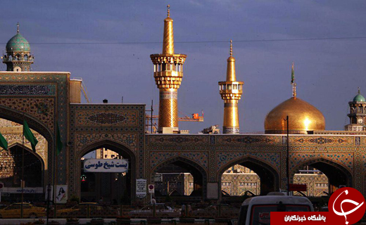 تصاویر زیبایی از حرم امام رضا (ع) بعد از بارش باران