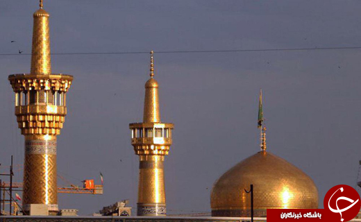 تصاویر زیبایی از حرم امام رضا (ع) بعد از بارش باران