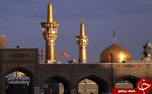 تصاویر زیبایی از حرم امام رضا (ع) بعد از بارش باران