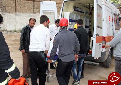 سقوط مشتری در داخل چاهک + تصاویر