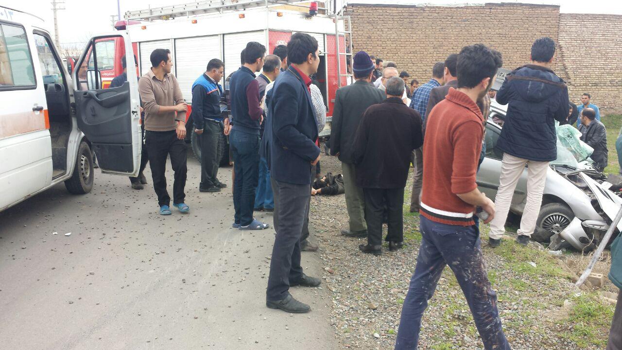 2 کشته بر اثر واژگونی پژو 206 در شهرستان مرند 2 کشته بر اثر واژگونی پژو 206 در شهرستان مرند