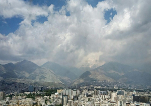 آسمان زیبا و پر از ابر تهران + فیلم