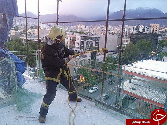 وزش شدید باد حادثه آفرید + تصاویر