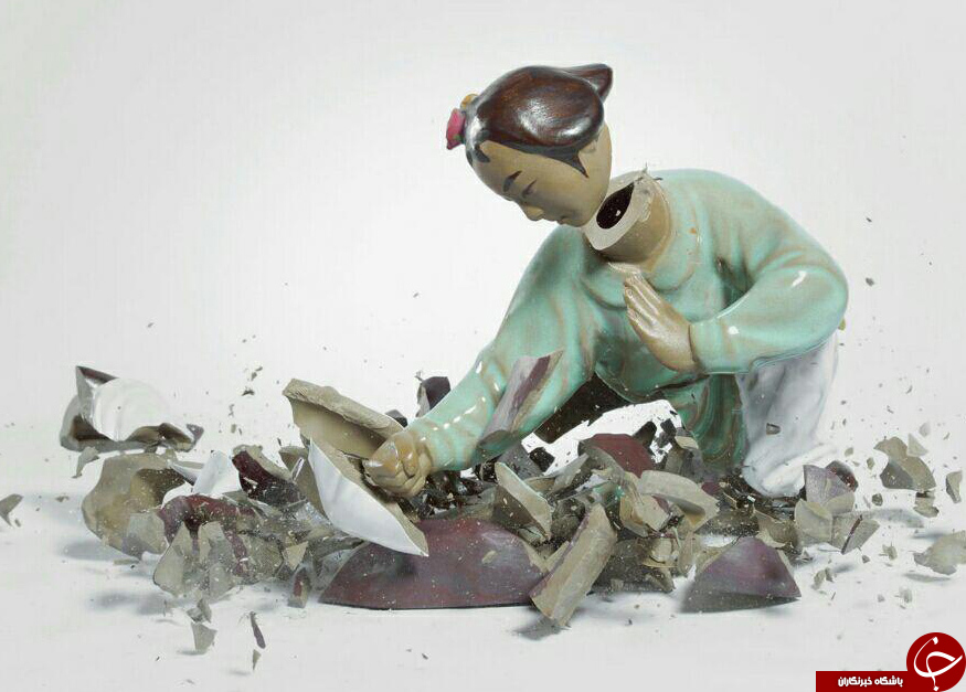 مجسمه هایی که دردوئل همدیگر را خرد می کنند+تصاویر