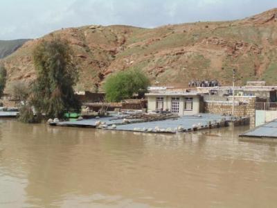 خسارت 100 ميليارد ريالي سيل در شهرستان سيروان