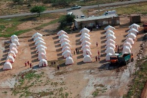 اسكان سيل زدگان شوش در 4 اردوگاه