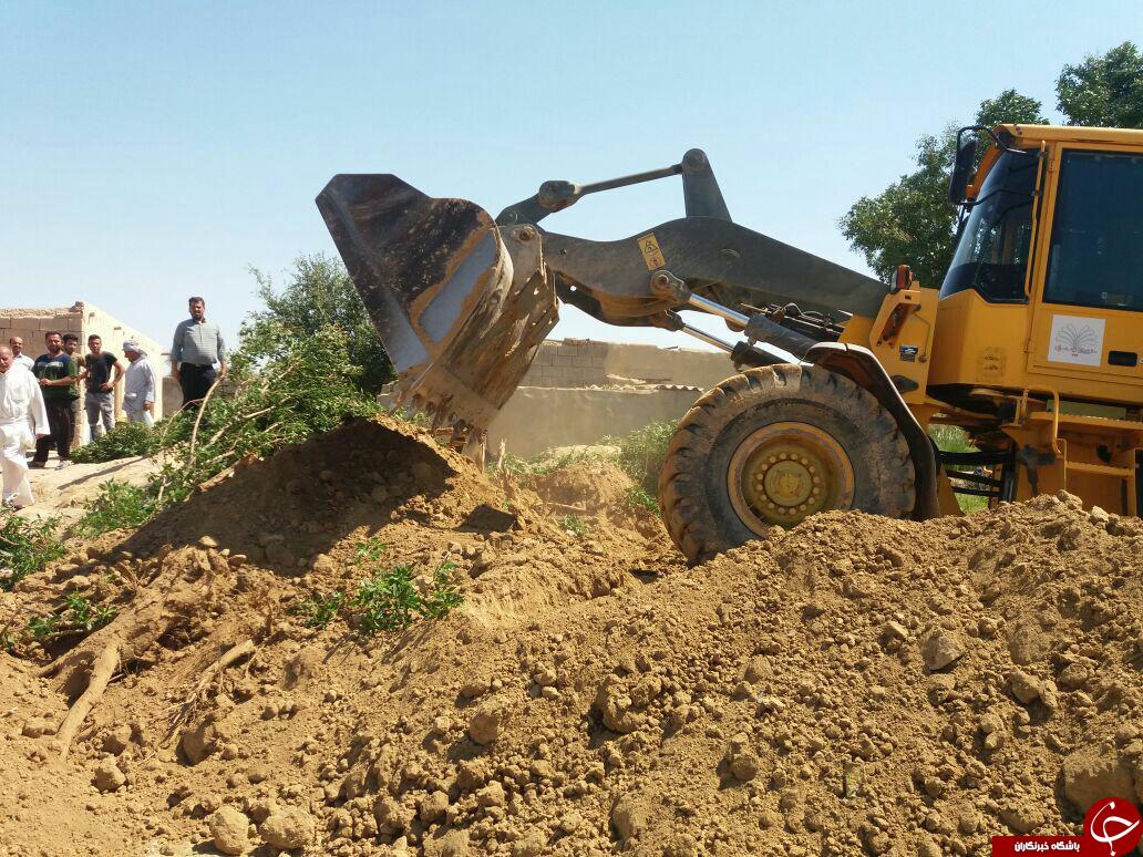 سیل در روستای هوفل + تصاویر