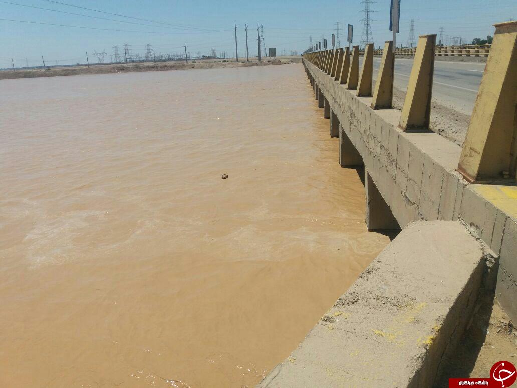 سیل در روستای هوفل + تصاویر