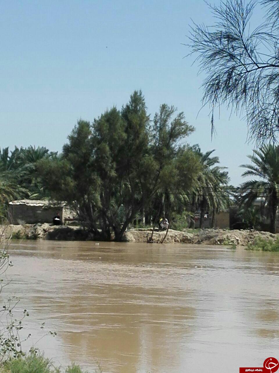 سیل در روستای هوفل + تصاویر