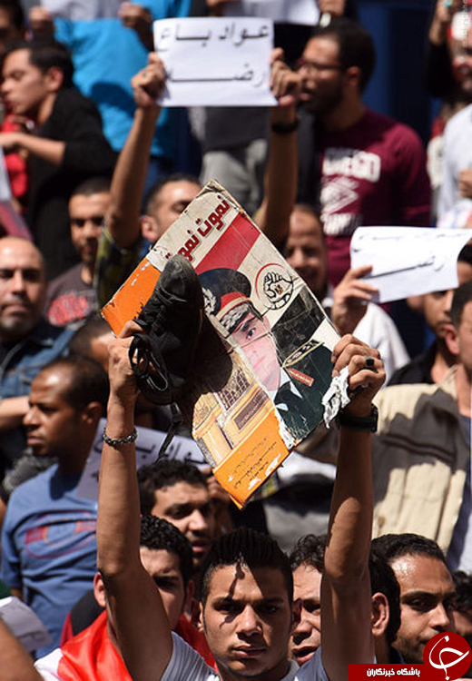 عکس/ تظاهرات علیه &laquo;ناموس فروشی&raquo; در مصر