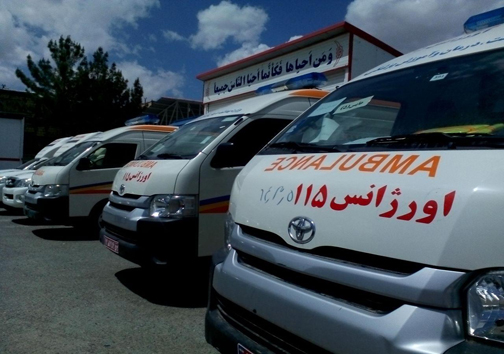 رونمایی از 16 دستگاه آمبولانس در خراسان جنوبی