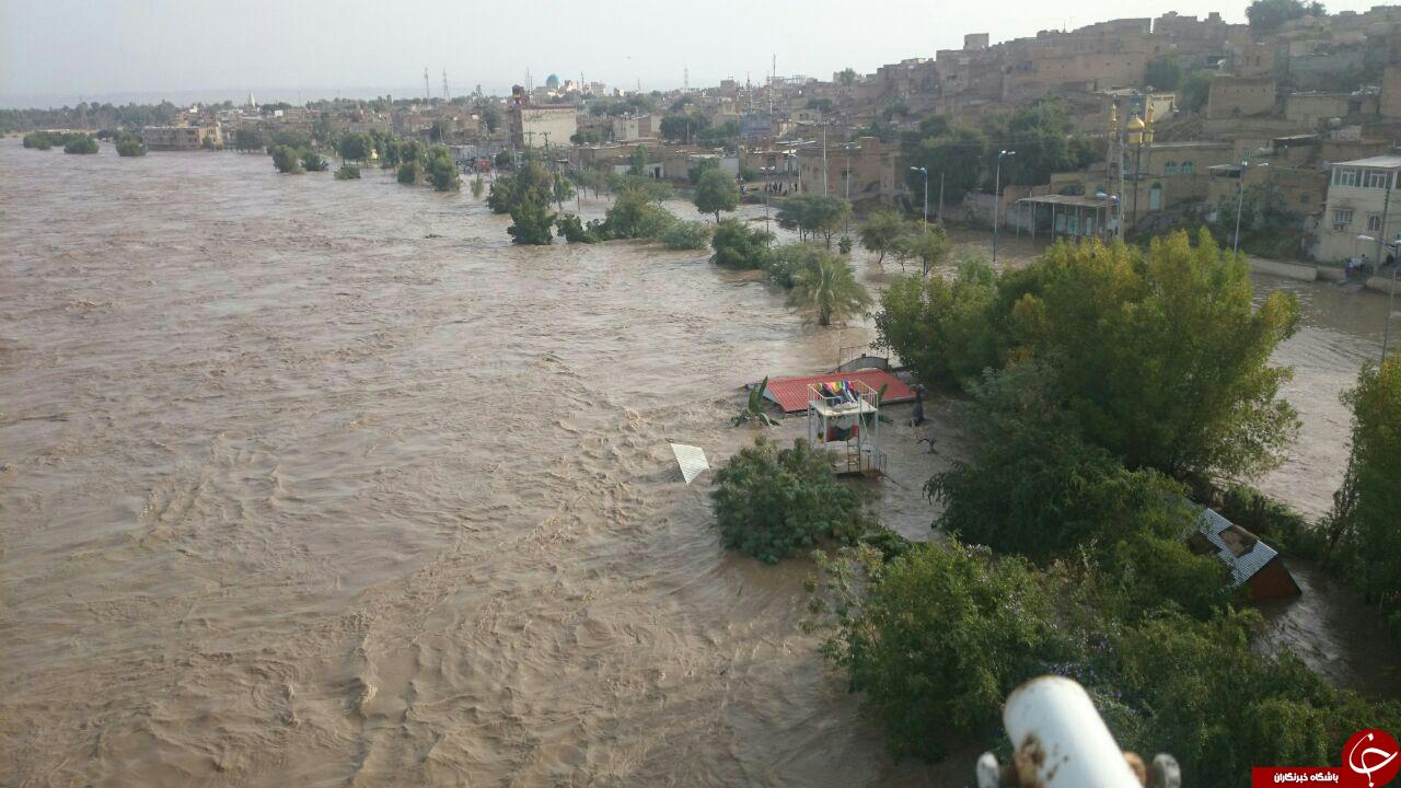 تصاویری از سیل رعب آور در دزفول
