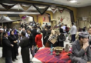 گشایش نمایشگاه فرهنگ و سنن کردی در مهاباد