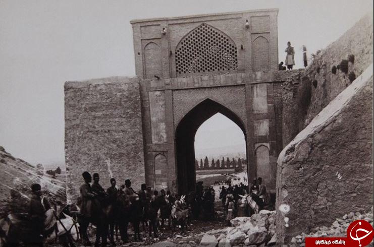 دروازه شیراز، 100 سال پیش