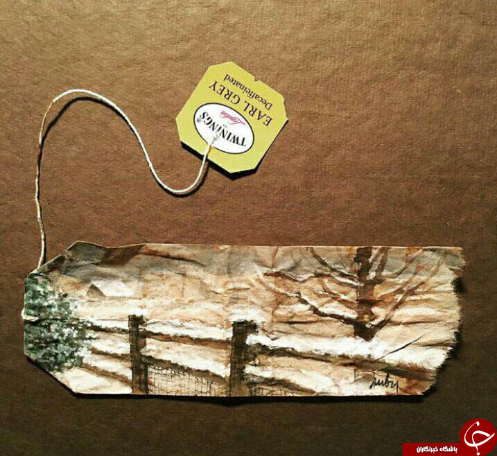 ازاین پس چای هنری بنوشید+تصاویر