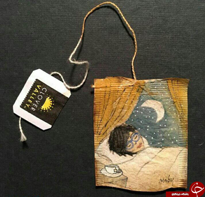 ازاین پس چای هنری بنوشید+تصاویر