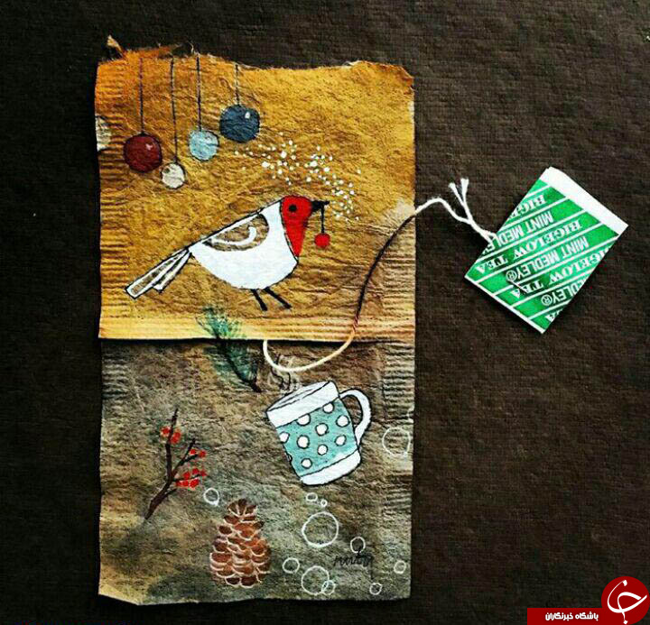 ازاین پس چای هنری بنوشید+تصاویر