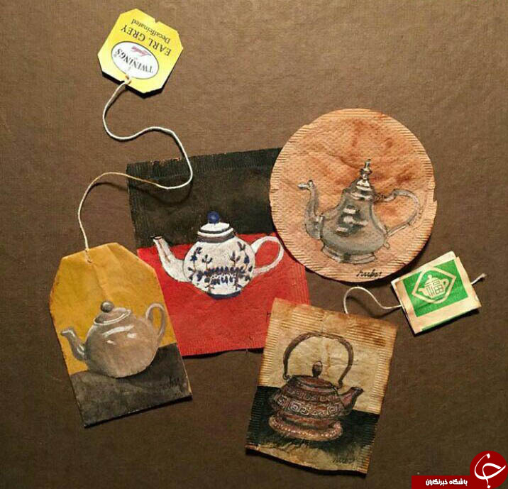 ازاین پس چای هنری بنوشید+تصاویر