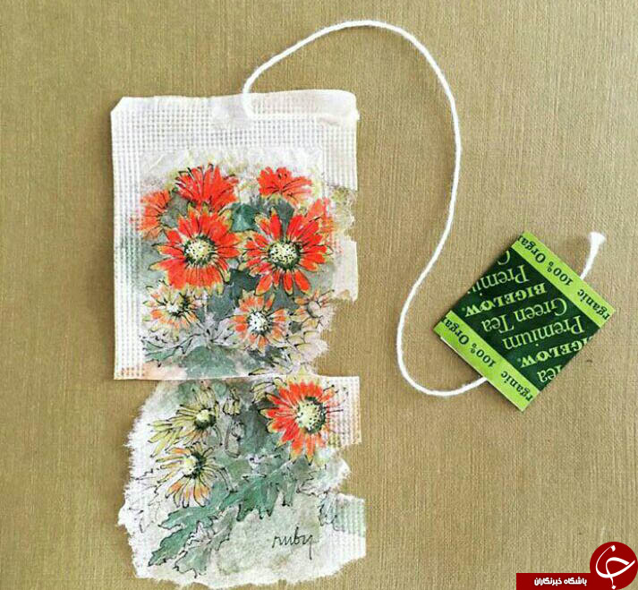 ازاین پس چای هنری بنوشید+تصاویر