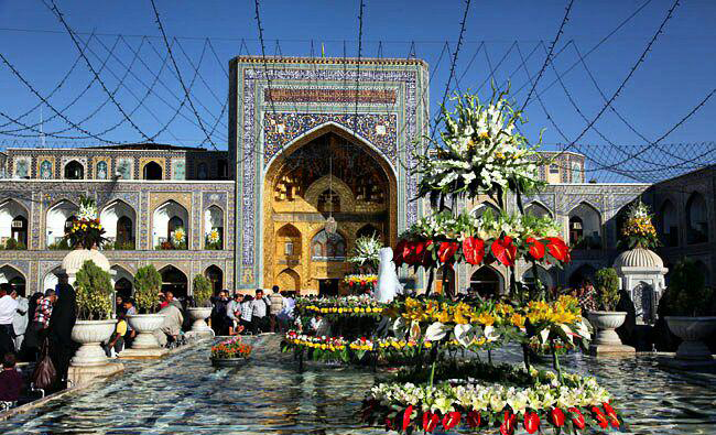 جشن شادمانی میلاد جوادالائمه(ع) در حرم مطهر رضوی