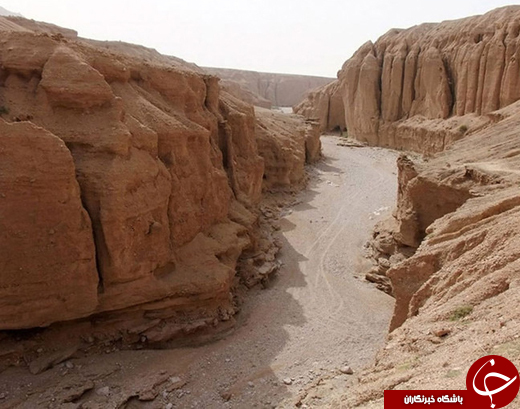 عکس/ دره جن&zwnj;ها در قلب کویر ایران