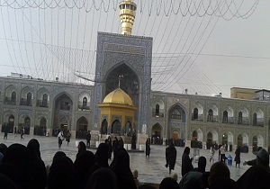 باران بهاری میهمان آستان قدس رضوی + فیلم