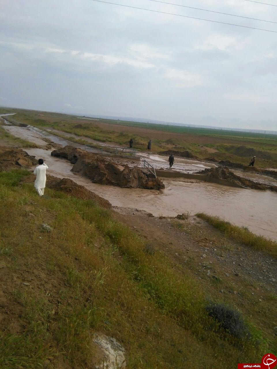 خسارت&zwnj;های فراوان سیل در روستای صمد&zwnj;آباد + تصاویر