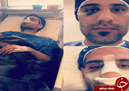 عکس/ مدافع استقلال زیر تیغ جراحی