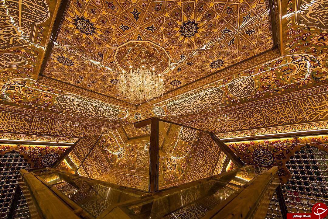 نمایی از داخل ضریح حضرت عباس&zwnj; علیه&zwnj;السلام/