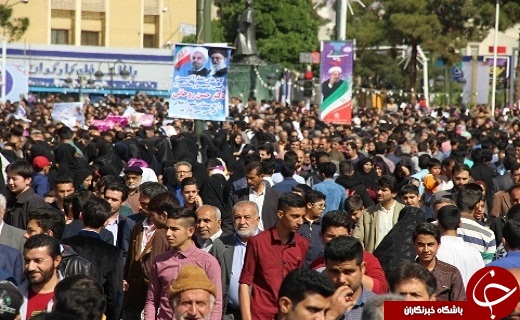 استقبال پرشور مردم سمنان از کاروان تدبیر و امید