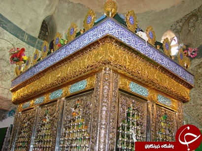 بارگاه فرزند ارشد امام موسی کاظم(ع) میان چشمه&zwnj;های آبگرم اردبیل