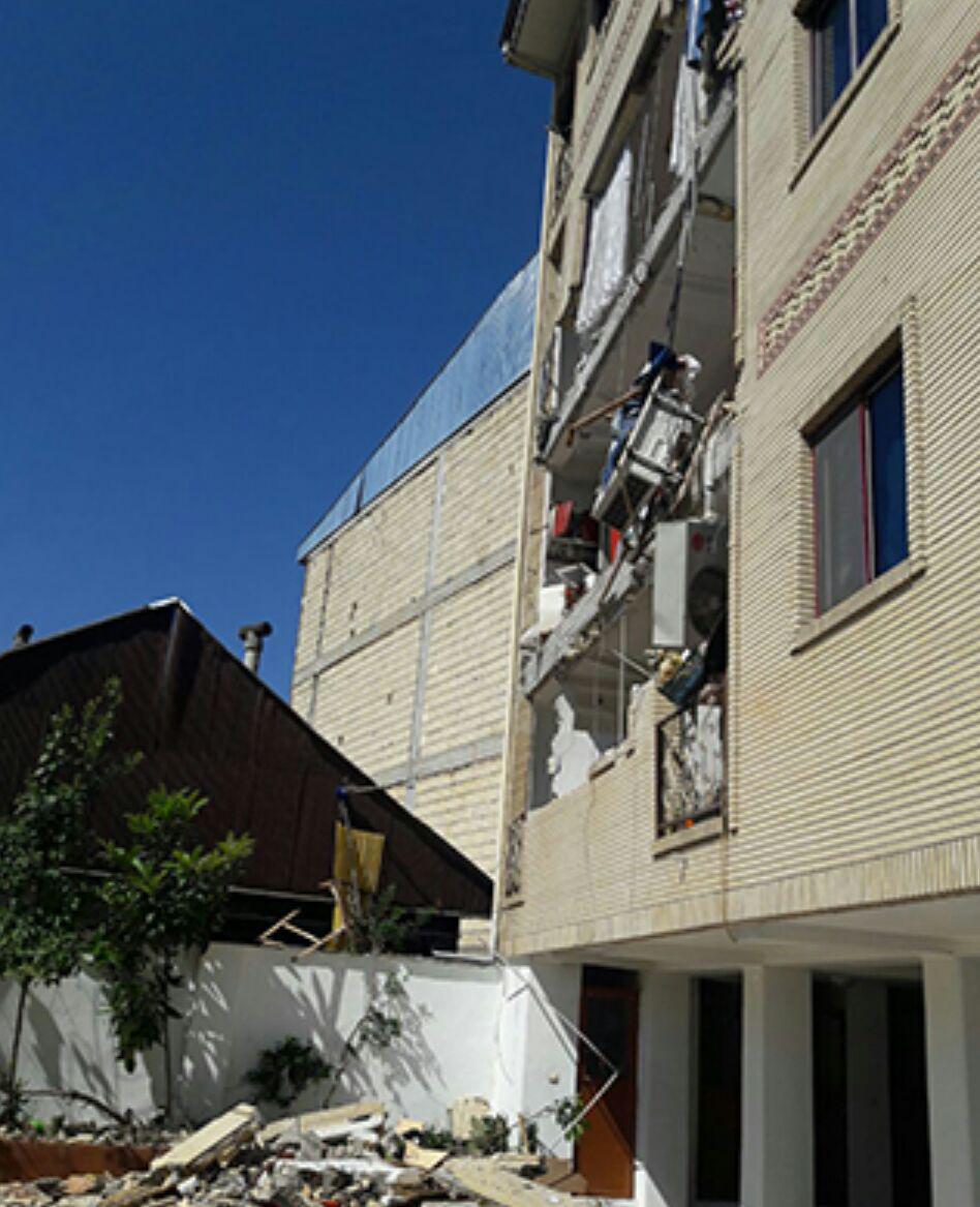 آسیب دیدگی 21 واحد مسکونی در انفجار گاز شهری + تصاویر