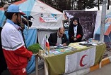 مراجعه 107هزار نفر به چادرهای نوروزی هلال احمر در کرمان