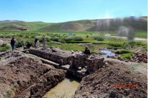 شش بند آب در حوزه شمال اعمار مى شود