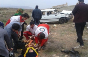 پنج مجروح در حادثه جاده سلماس – طسوج + تصاویر