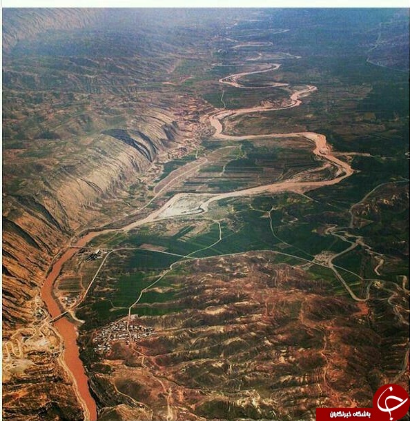 رودخانه مرزی بین ایلام و لرستان +عکس
