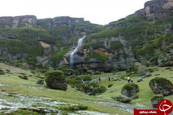 کوه عجیب مخملی در لرستان +تصاویر