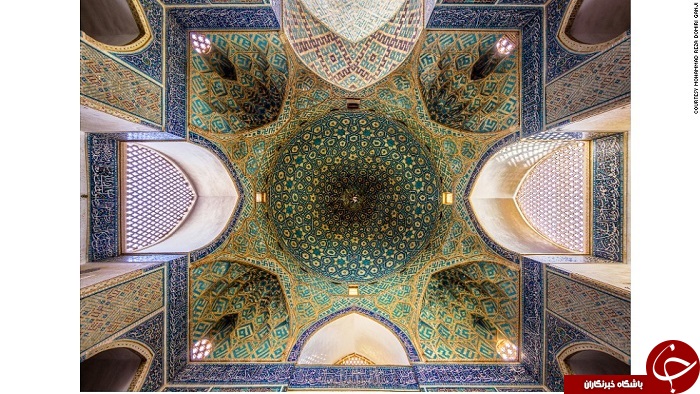 تصاویر متقارن خیره&zwnj;کننده از مساجد ایرانی+تصاویر